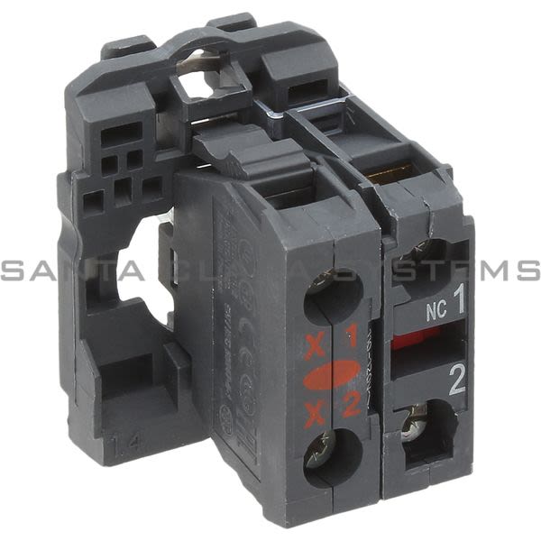 Telemecanique ZB5AW0G42 red light block with body/fixing collar with integral LED 110...120V 1NC Product Image