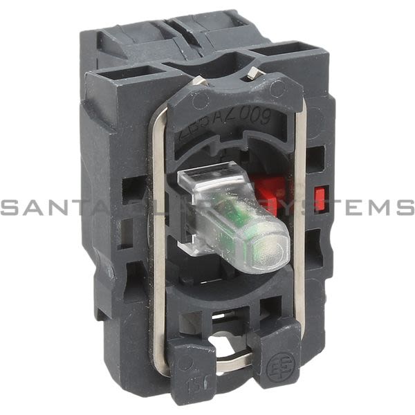 Telemecanique ZB5AW0G52 orange light block with body/fixing collar with integral LED 110...120V 1NC Product Image