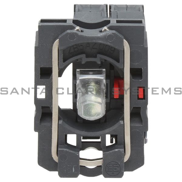 Telemecanique ZB5AW0G52 orange light block with body/fixing collar with integral LED 110...120V 1NC Product Image