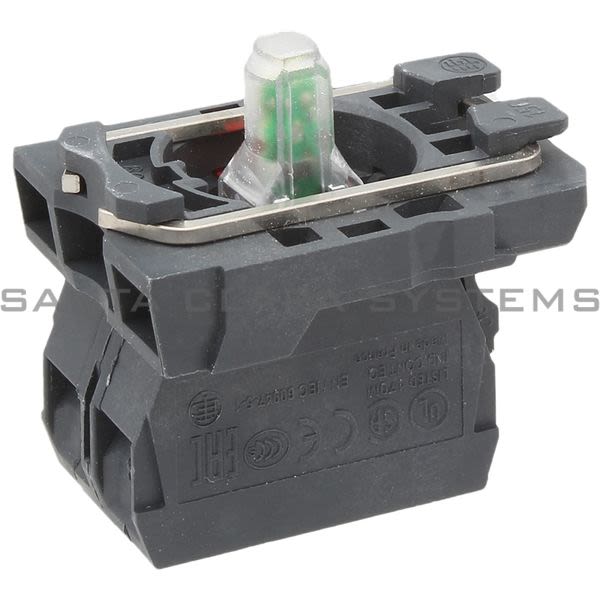 Telemecanique ZB5AW0G52 orange light block with body/fixing collar with integral LED 110...120V 1NC Product Image