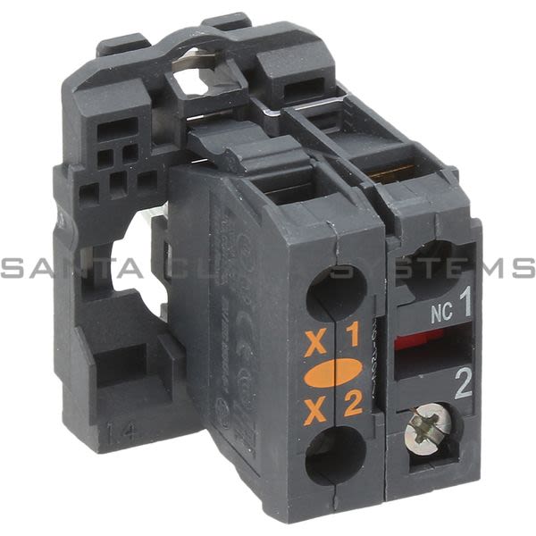 Telemecanique ZB5AW0G52 orange light block with body/fixing collar with integral LED 110...120V 1NC Product Image