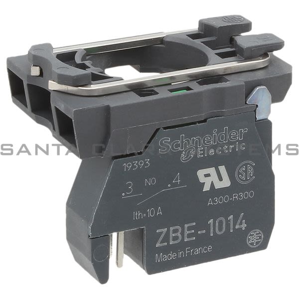Telemecanique ZB5AZ1014 single contact block with body/fixing collar 1NO plug-in connector Product Image