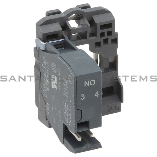 Telemecanique ZB5AZ1014 single contact block with body/fixing collar 1NO plug-in connector Product Image