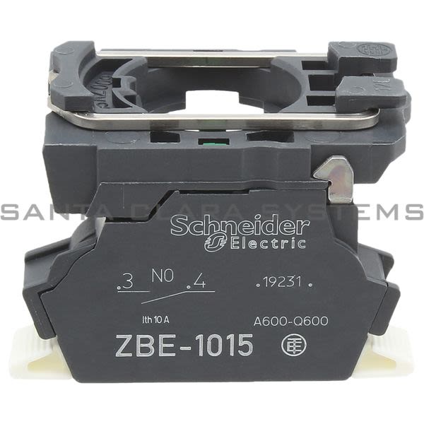 Telemecanique ZB5AZ1015 single contact block with body/fixing collar 1NO spring clamp terminal Product Image
