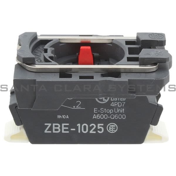 Telemecanique ZB5AZ1025 single contact block with body/fixing collar 1NC spring clamp terminal Product Image