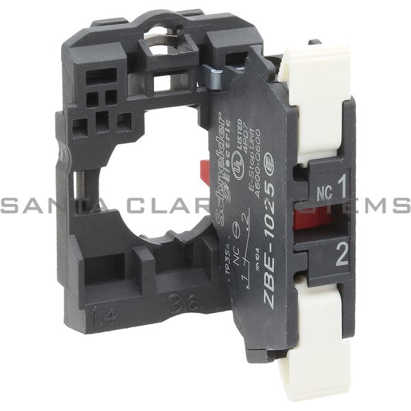 Telemecanique ZB5AZ1025 single contact block with body/fixing collar 1NC spring clamp terminal Product Image