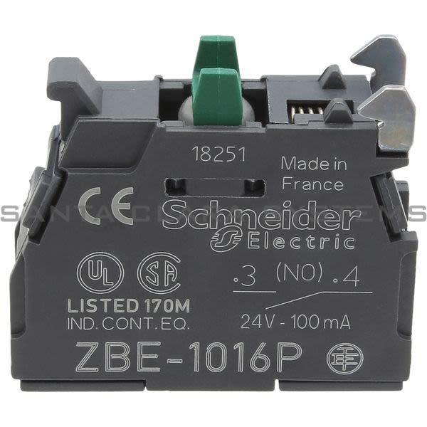 Telemecanique ZBE1016P Contact Block Product Image