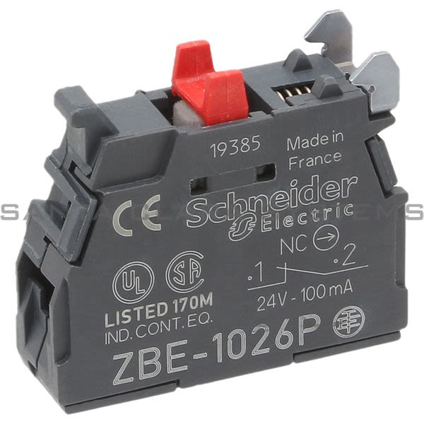 Telemecanique ZBE1026P Single Contact Block Product Image