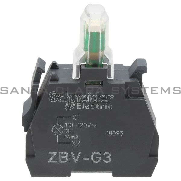 Telemecanique ZBV G3  Green Light Block for Head Product Image