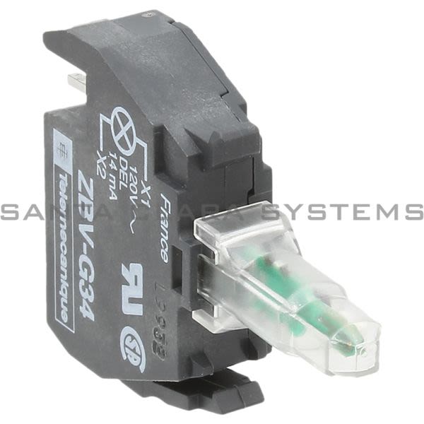 Telemecanique ZBV G34  Electrical Component Light Module, Light Module, Green Product Image
