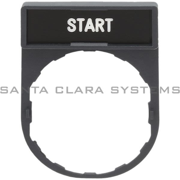 Telemecanique ZBY2303 Legend Plate | &quot;Start&quot; Product Image