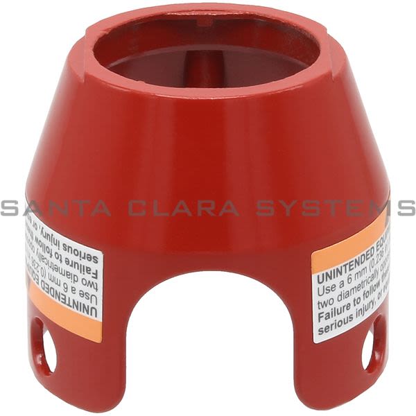 Telemecanique ZBZ1604 red metal padlockable guard for Ø40 mushroom head Product Image