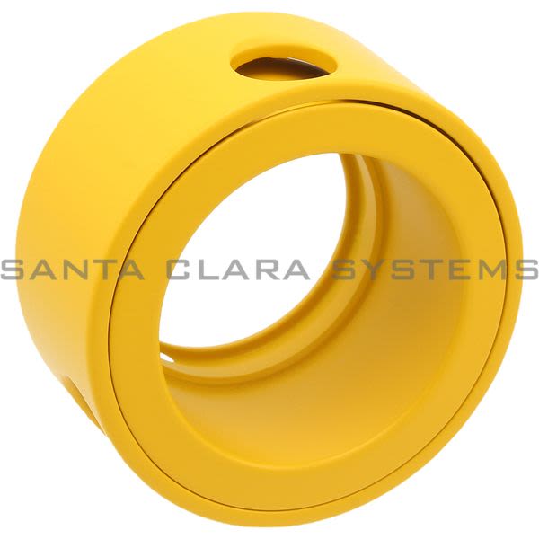 Telemecanique ZBZ3605 yellow padlock for Ø22 emergency stop pushbutton Product Image