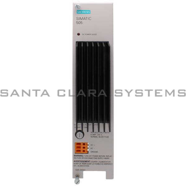 Texas Instruments 505-6663 24 VDC Power Supply Redundant Base Product Image