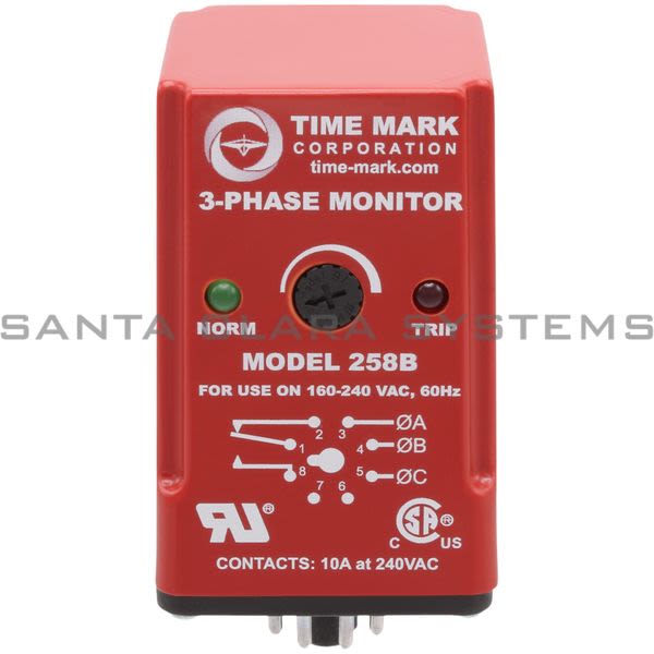 TimeMark 258B-240VAC POWER MONITOR RELAY Product Image