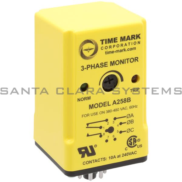 TimeMark A258B-480VAC PHASE MONITORING RELAY Product Image
