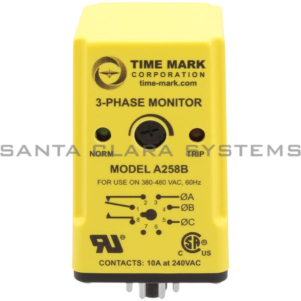 TimeMark A258B-480VAC PHASE MONITORING RELAY Product Image