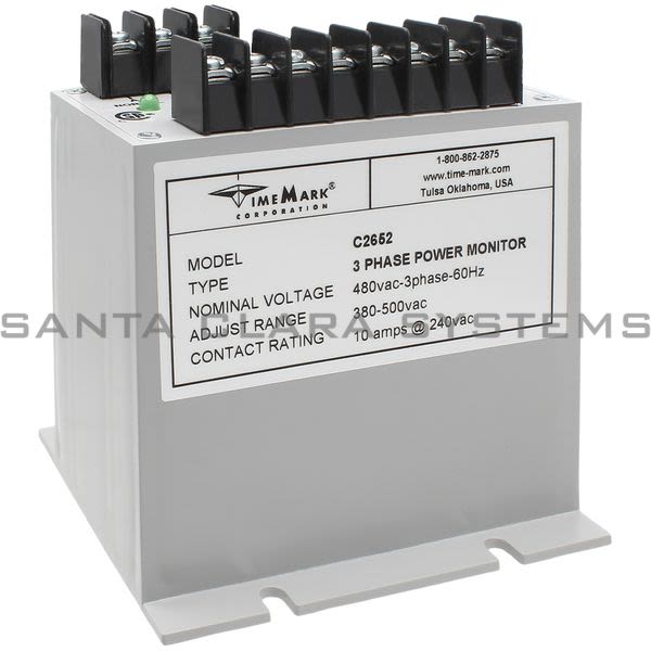 TimeMark C2652 3 Phase Power Monitor Product Image
