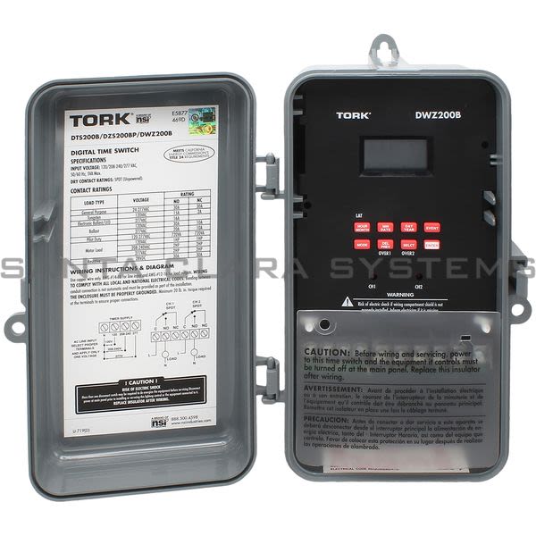 TORK DWZ200B 2 Channel Time Switch Product Image