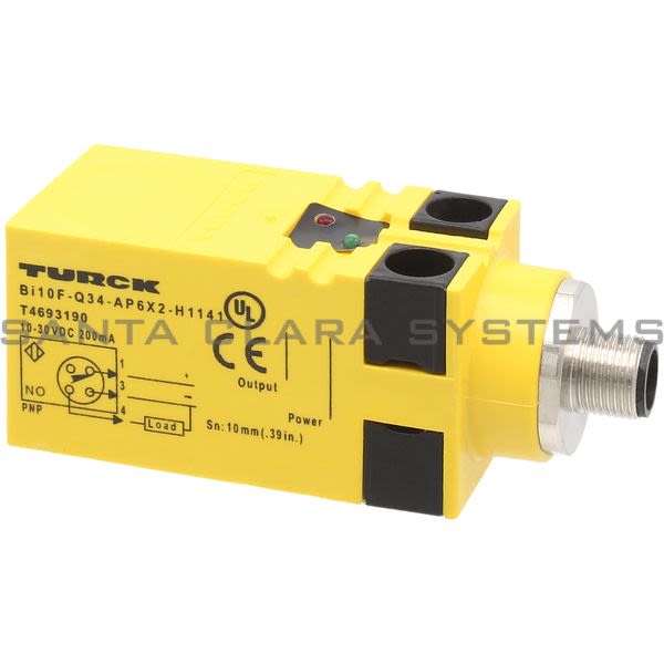 Turck BI10F-Q34-AP6X2-H1141 Proximity Sensor Product Image