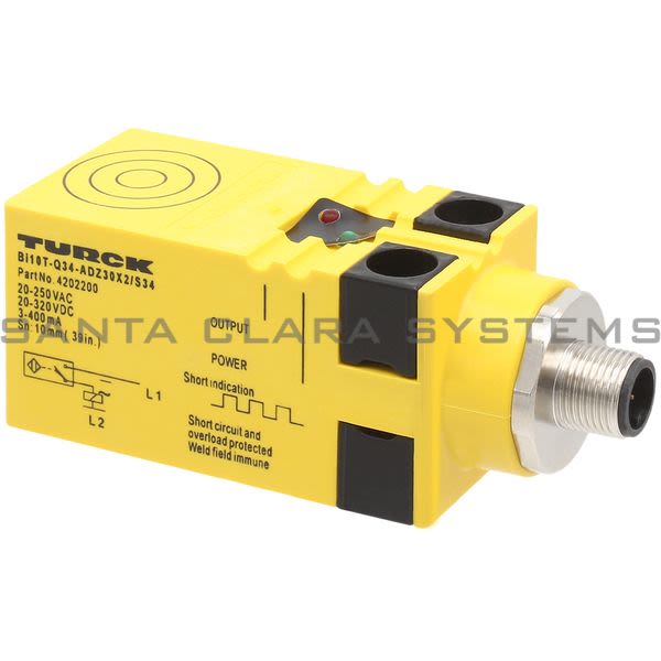 Turck BI10T-Q34-ADZ30X2-S34 Inductive Sensor Product Image
