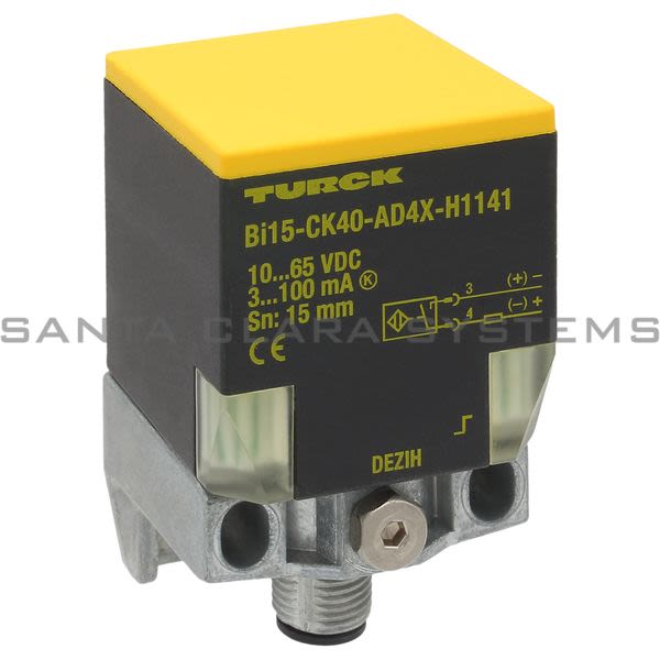 Turck BI15-CK40-AD4X-H1141-W-BS-2.1 Inductive Proximity Switch + BS2.1 Mounting Bracket Product Image