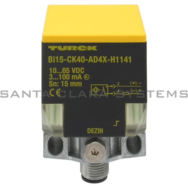 Turck BI15-CK40-AD4X-H1141-W-BS-2.1 Inductive Proximity Switch + BS2.1 Mounting Bracket Product Image