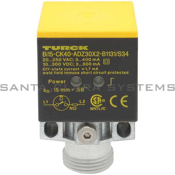 Turck BI15-CK40-ADZ30X2-B1131-S34 Wide Angle PhotoSwitch Product Image