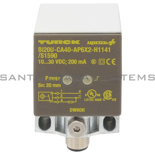 Turck BI20U-CA40-AP6X2-H1141-S1590W-BS2.1 Proximity Sensor Product Image