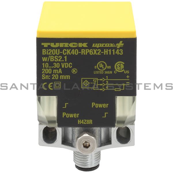 Turck BI20U-CK40-RP6X2-H1143W-BS2.1 Inductive Sensor Product Image