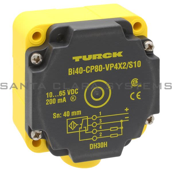 Turck BI40-CP80-VP4X2-S10 Inductive Sensor Product Image