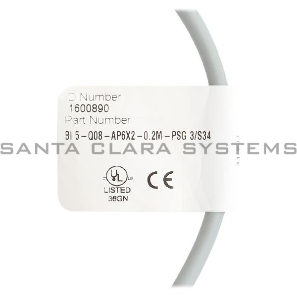Turck BI5-Q08-AP6X2-0.2-PSG3-S34 Embeddable Sensor Assembly Product Image