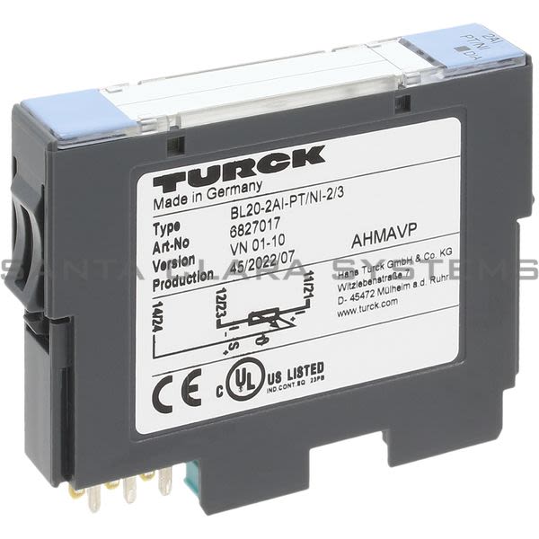 Turck BL20-2AI-PT-NI-2-3 Analog Input Module Temperature Product Image
