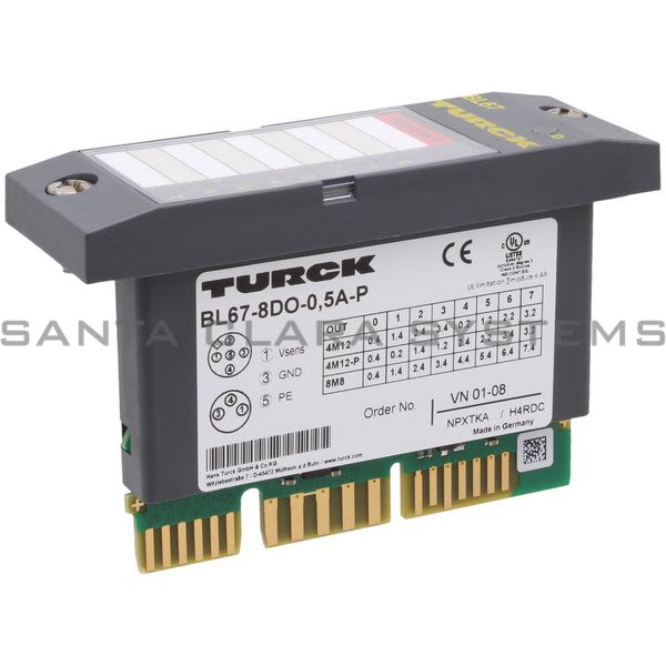 Turck BL67-8DO-0.5A-P Electronic Output Module Product Image