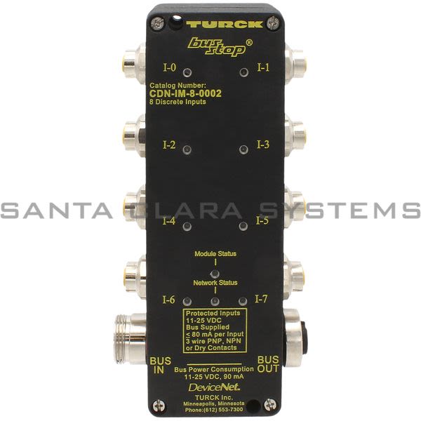 Turck CDN-IM-8-0002 Network Interlink Busstop Block Product Image