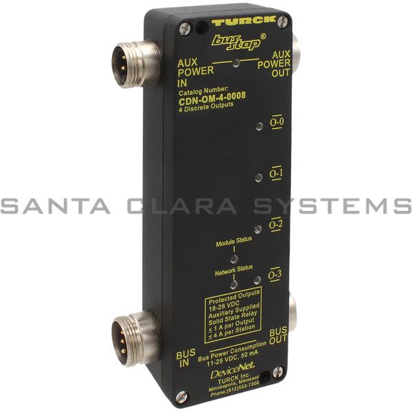 Turck CDN-OM-4-0008 Network Interlink Busstop Block Product Image