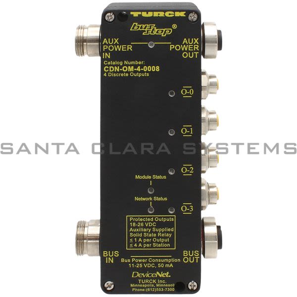 Turck CDN-OM-4-0008 Network Interlink Busstop Block Product Image