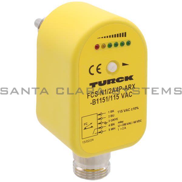 Turck FCS-N1-2A4P-ARX-B1151-115VAC Immersion Sensor Product Image