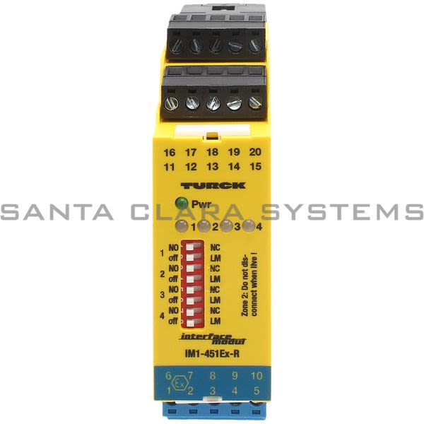 Turck IM1-451EX-R Isolating Switching Amplifier Product Image