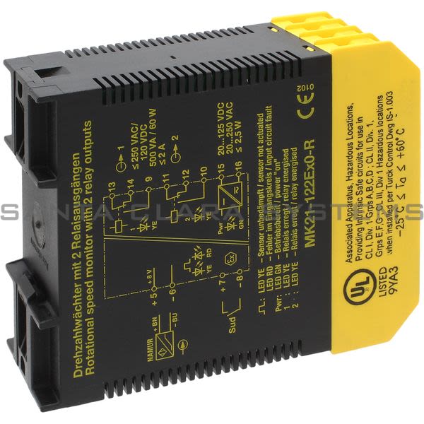 Turck MK21-122EX0-R Rotational Speed Monitor Product Image