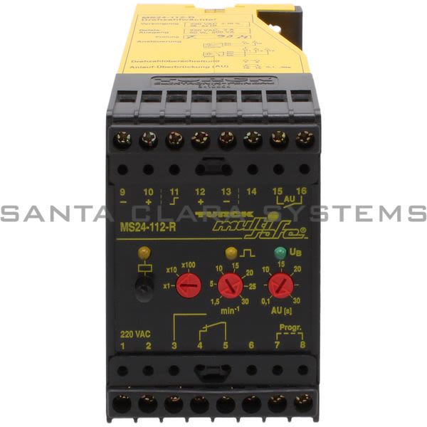 Turck MS24-112-R Rotational Speed Monitor | Multi-Safe Product Image
