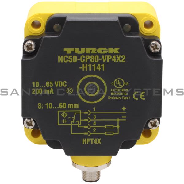 Turck NC50-CP80-VP4X2-H1141 Captive Sensor 2580290 Product Image
