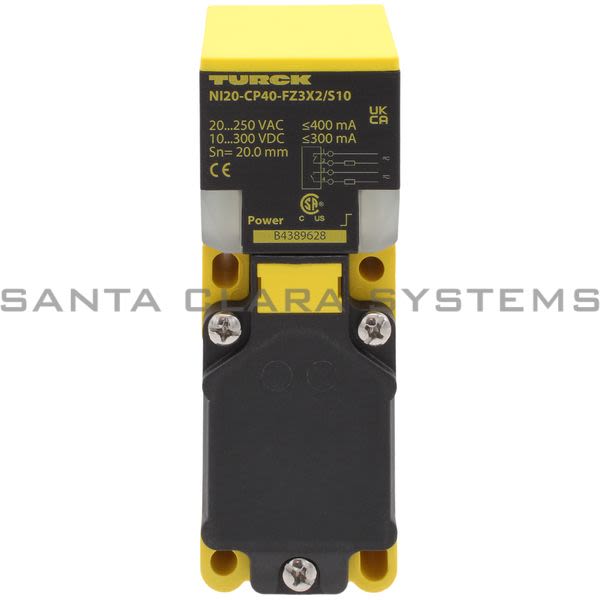 Turck NI20-CP40-FZ3X2-S10 Proximity Sensor Product Image