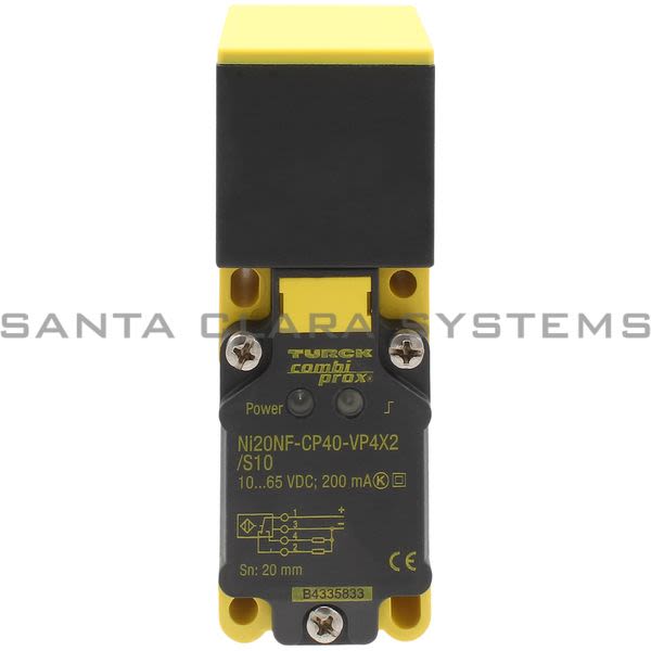 Turck NI20NF-CP40-VP4X2-S10 Proximity Sensor| 15082 Product Image