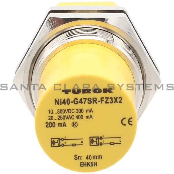 Turck NI40-G47SR-FZ3X2 Proximity Sensor Product Image