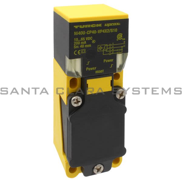 Turck NI40U-CP40-VP4X2S10 Proximity Sensor NI40U-CP40-VP4X2 Product Image