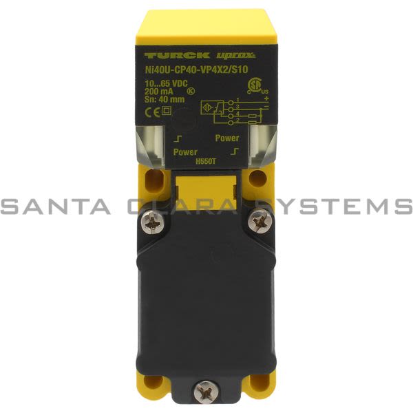 Turck NI40U-CP40-VP4X2S10 Proximity Sensor NI40U-CP40-VP4X2 Product Image