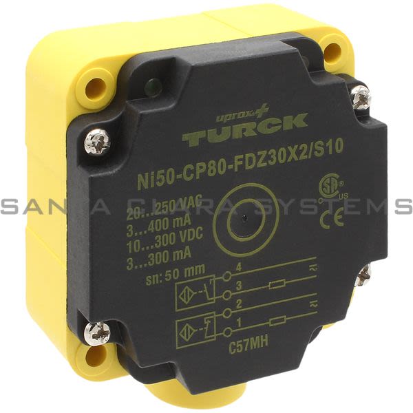 Turck NI50-CP80-FDZ30X2-S10 Proximity Sensor Product Image