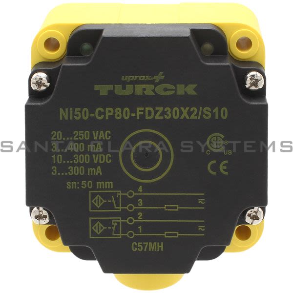 Turck NI50-CP80-FDZ30X2-S10 Proximity Sensor Product Image