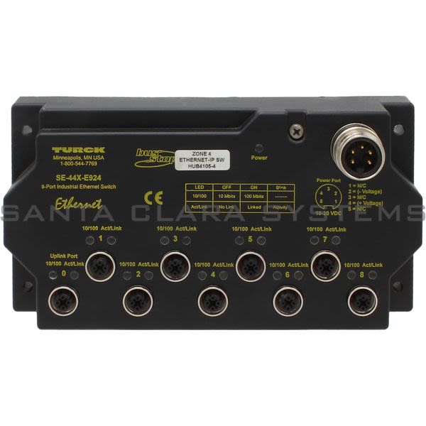 Turck SE-44X-E924 Unmanaged Ethernet Switch Product Image